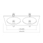 SDL-2180F Рамка-основание к светильнику SDL-CB Downlight   -  Встраиваемые светильники 